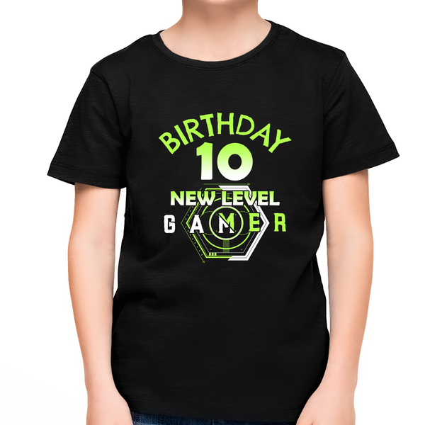 10th Birthday Shirt Boys Birthday Shirt Gamer 10th Birthday Gamer Shirts for Boys Birthday Shirt
