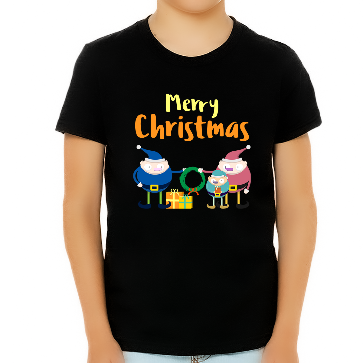 Cute Elfs Funny Christmas Shirts for Boys Christmas Tshirts Kids Christmas Shirt Christmas Gifts for Boys