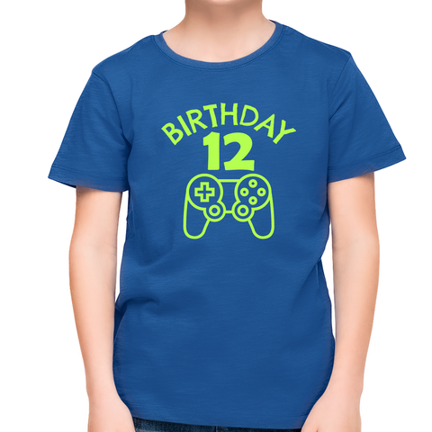 12th Birthday Boy Shirt Boy 12th Birthday Gamer Boy Birthday Gamer Shirts for Boys Birthday Shirt