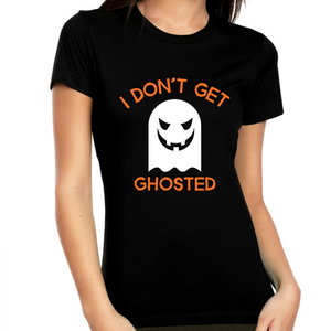 Funny Ghost T-Shirt Womens Halloween Shirts Ghost Halloween Shirts for Women Halloween Clothes for Women