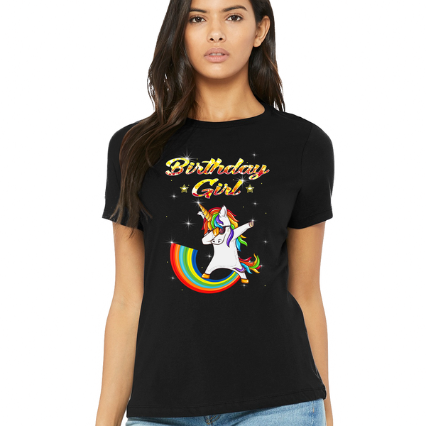 Funny Unicorn Birthday Girl Shirt for Women Unicorn Shirts for Women Unicorn Gifts Unicorn Birthday Outfit - Fire Fit Designs