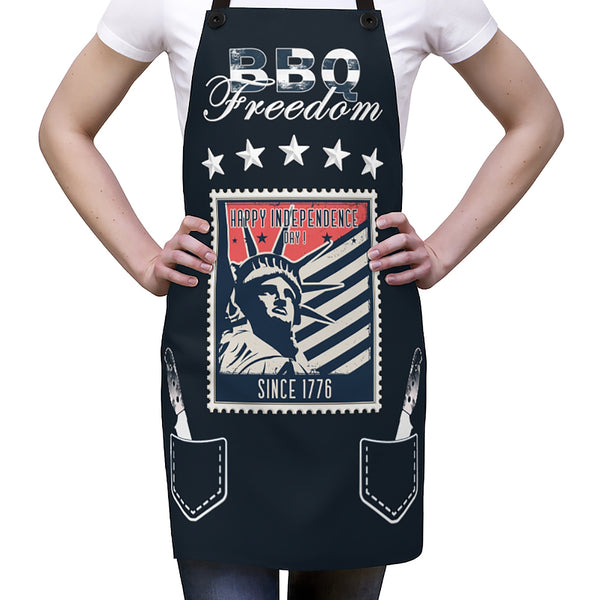 4th of July BBQ Aprons for Women & Men American Liberty BBQ Apron Grilling Gifts for Men USA Chef Apron