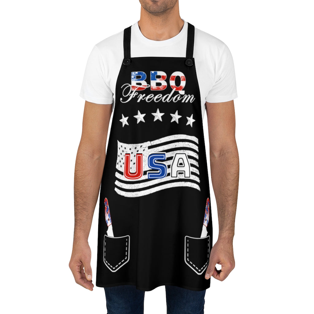 4th of July BBQ Aprons for Men & Women Patriotic Grilling Gifts for Men USA Chef Apron American BBQ Apron