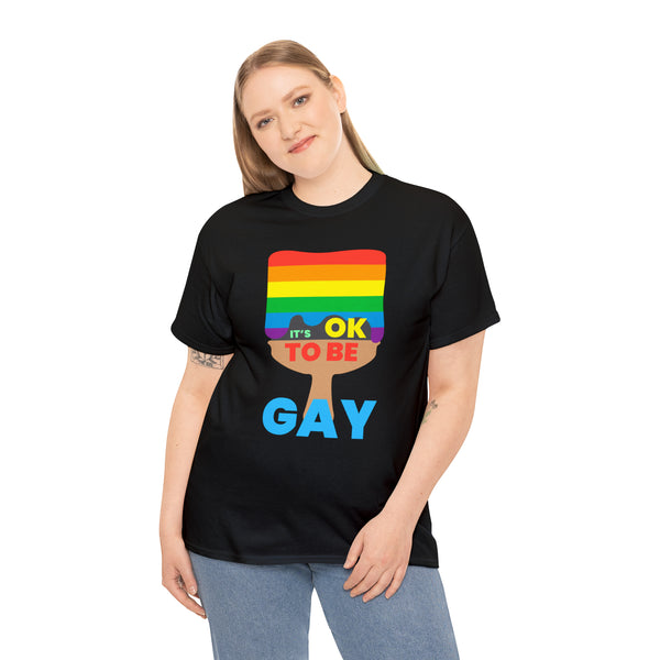 It's OK to Be Gay Gender Equality LGBT Pride Month Gay Womens Plus Size Tops