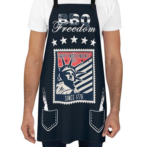 4th of July BBQ Aprons for Men & Women American Liberty BBQ Apron Grilling Gifts for Men USA Chef Apron