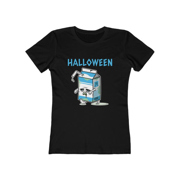 Mad Milk Halloween Shirts for Women Halloween Tops Spooky Food Halloween Tshirts Women Halloween Shirt