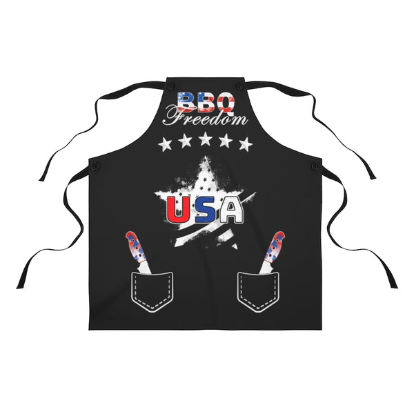 USA Chef Apron 4th of July BBQ Aprons for Women & Men American BBQ Apron Patriotic Grilling Gifts for Men