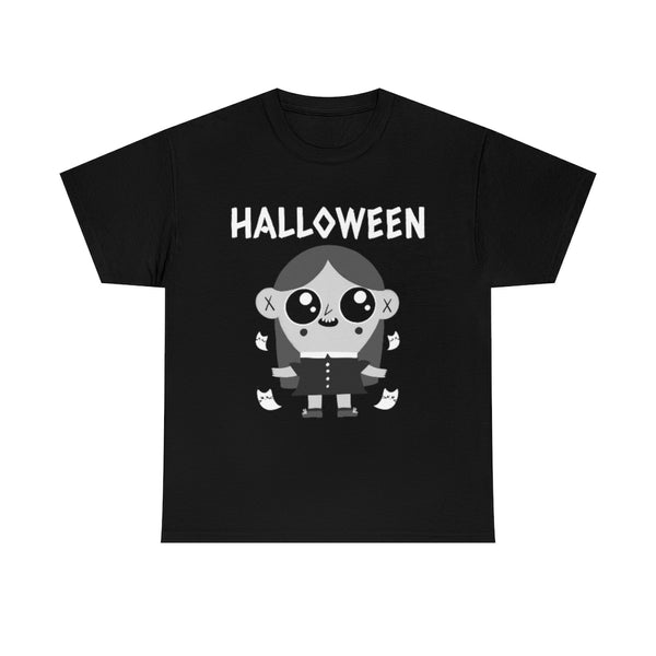 Black and White Halloween TShirts for Women Plus Size 1X 2X 3X 4X 5X Girl Plus Size Halloween Costumes for Women