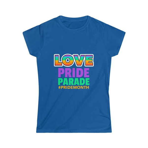 Pride Parade Shirt LGBT Pride Shirt Rainbow Graphic Tees Gay Shirts for Women