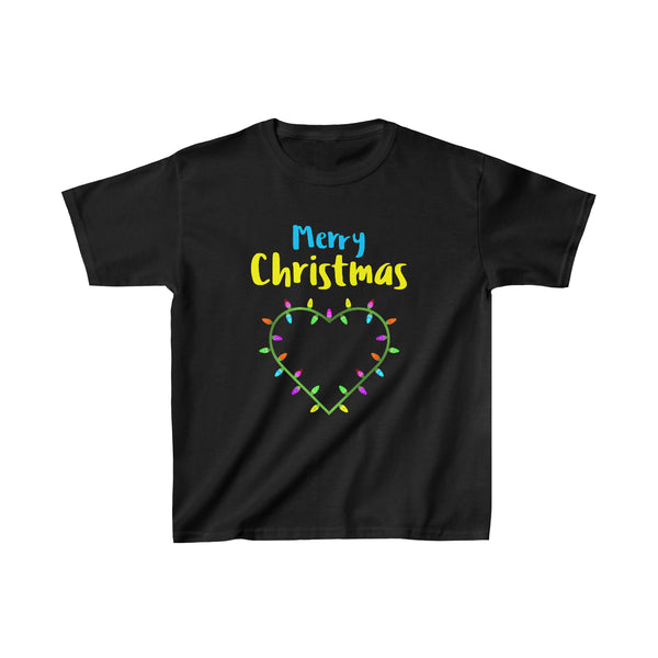Cute Heart Kids Christmas Shirts for Boys Christmas Clothes for Boys Christmas Shirt Christmas Gifts