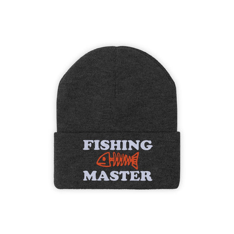 Fishing Master Fisherman Beanie Hats for Men Fishing Gifts Ice Fishing Gear Mens Christmas Gifts Fishing Hats
