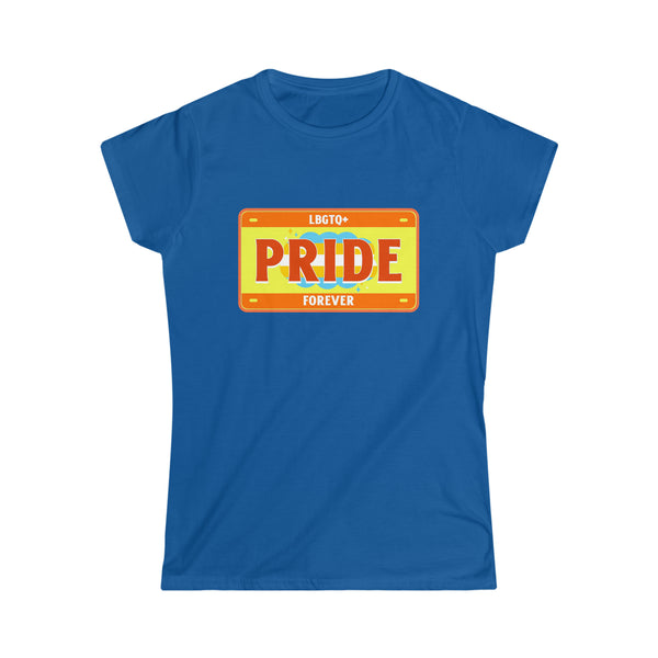 LGBTQ+ Forever LGBT Flag Gay Pride Month Rainbow Lesbian Womens Shirts