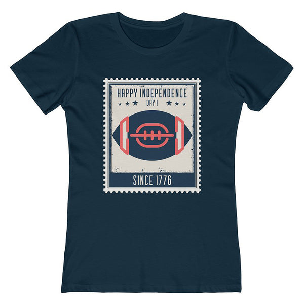 4th of July Shirt USA Patriotic Shirts for Women Football American Flag Fourth of July Shirts for Women