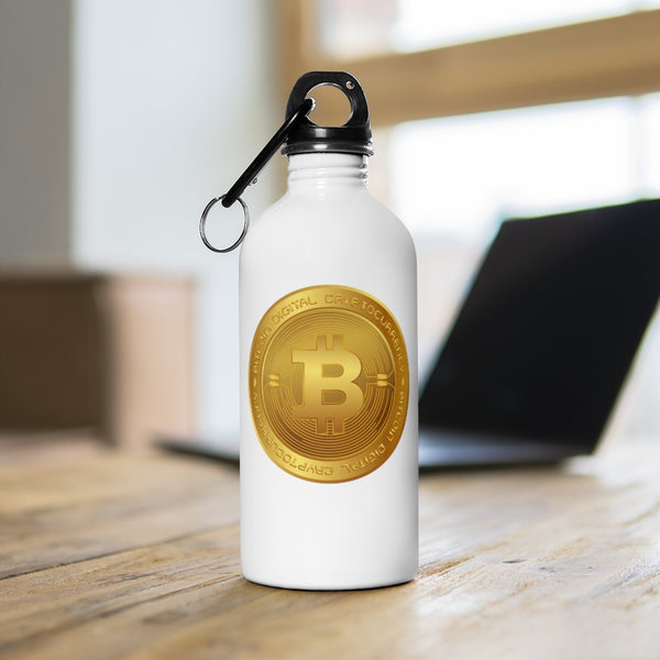 Bitcoin Water Bottle Bitcoin Logo Crypto Water Bottles Cryptocurrency Bitcoin Gift BTC Bitcoin Merch