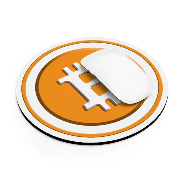 Bitcoin Logo Mouse Pad Crypto Mouse Pads Cryptocurrency Bitcoin Gifts BTC Bitcoin Merchandise