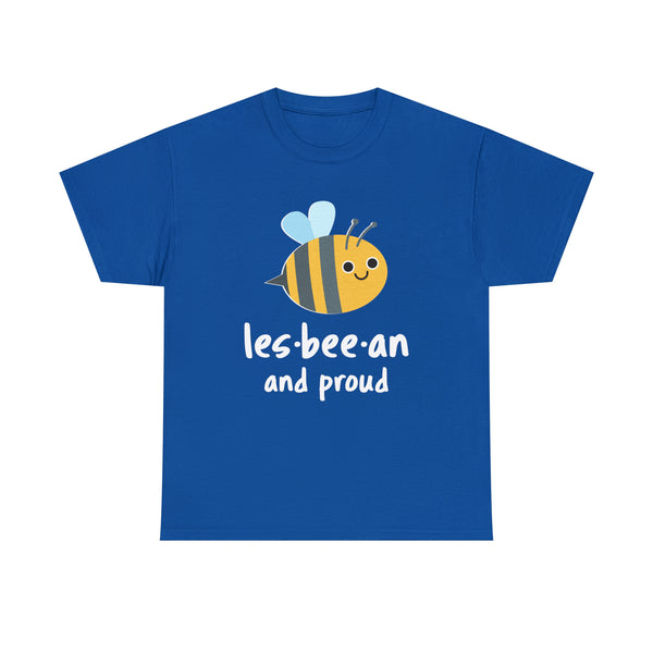 Lesbeean and Proud Bee Lesbian Shirt LGBT Equality Gay Pride Plus Size Shirts for Women