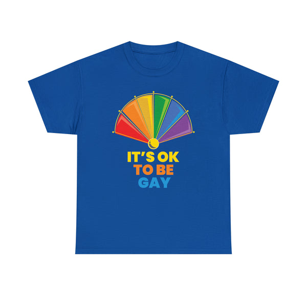 It's OK to Be Gay LGBTQ Flag Gay Lesbian Pride Month Rainbow Plus Size Clothing for Women