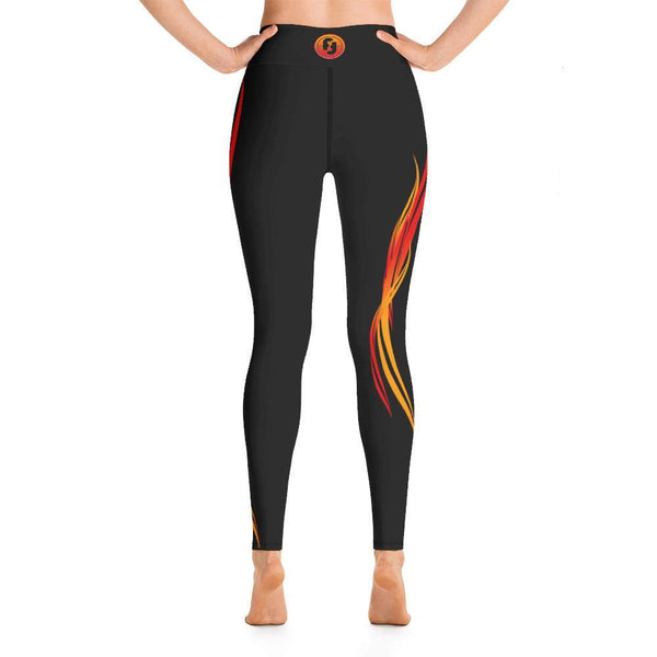 Fire Fit Yoga Pants for Women Yoga Leggings for Women Butt Lift Tummy Control Black Workout Leggings - Fire Fit Designs