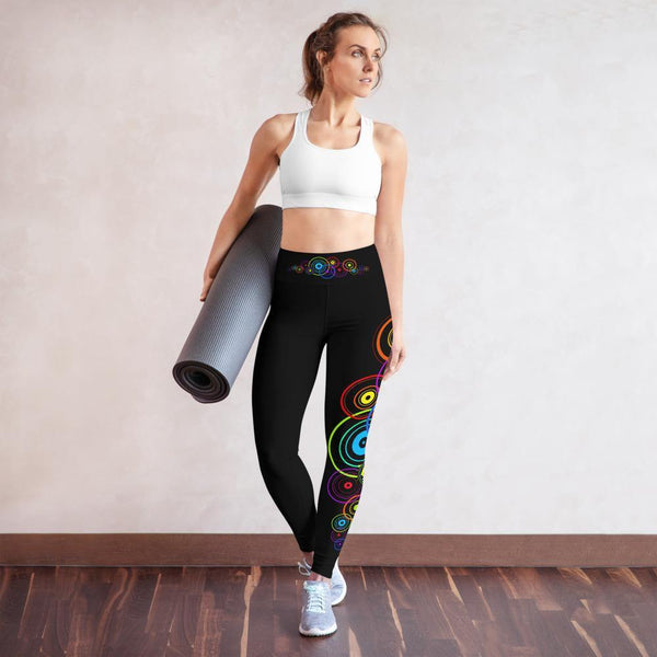 Circle of Life Yoga Pants for Women Yoga Leggings for Women Butt Lift Tummy Control Workout Leggings - Fire Fit Designs