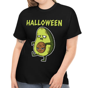 Mad Avocado Halloween Shirts Women Plus Size Zombie Avocado Plus Size Halloween Costumes for Women