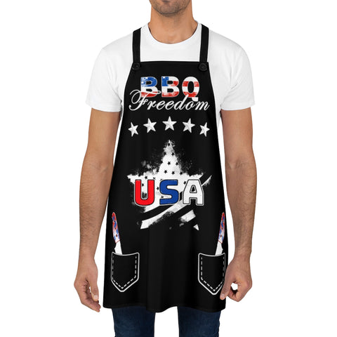 USA Chef Apron 4th of July BBQ Aprons for Men & Women American BBQ Apron Patriotic Grilling Gifts for Men