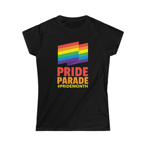 LGBTQ Pride Parade Lesbian Pride Day Transgender Rainbow Gay Shirts for Women
