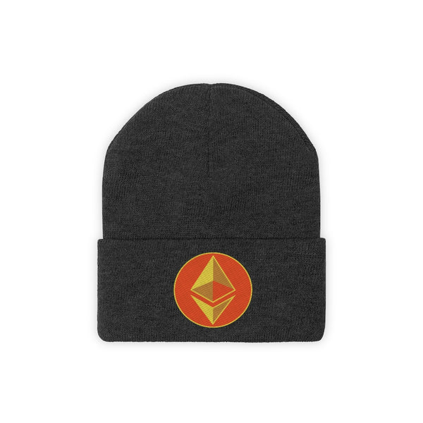 Ethereum Logo Mens Winter Hat Ethereum Beanie Hats for Men Women Ethereum Hat Ethereum Christmas Gifts