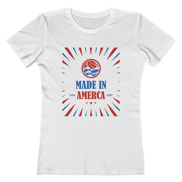 USA Shirts for Women Womens 4th of July Shirts USA Shirt Made in America Vintage Patriotic Shirts