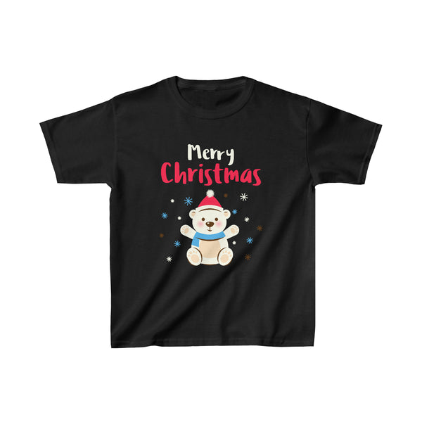 Cute Bear Christmas Shirts for Girls Christmas T Shirts for Girls Funny Christmas Shirt Christmas Gifts