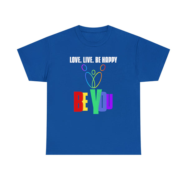 Be You LGBTQ Love Live Be Happy LGBT Flag Gay Pride Plus Size Clothing for Women