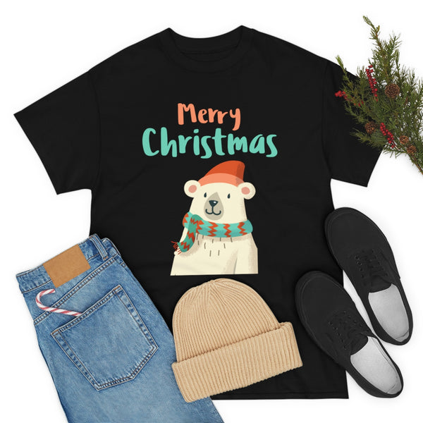 Funny Bear Big and Tall Christmas Tshirts Christmas Pajamas for Men Plus Size Christmas T Shirts for Men