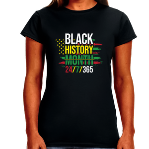 Black History Month T Shirt Black Pride Shirts for Women Womens T Shirts