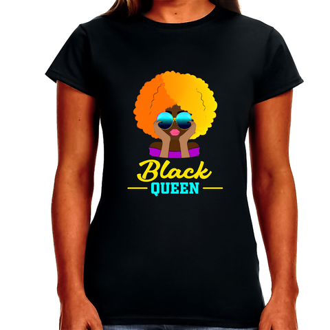 African American Shirt for Educated Strong Black Woman Queen Womens Shirts
