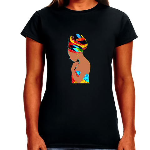 Black History T-shirt for Women Freedom Day Womens Black Pride Tee