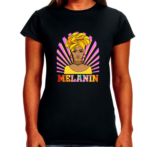 Black History T-shirt for Women Freedom Day Womens Black Pride Tee