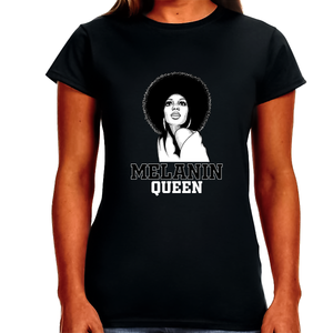 Black History T-shirt for Women Freedom Day Womens Black Pride Tee