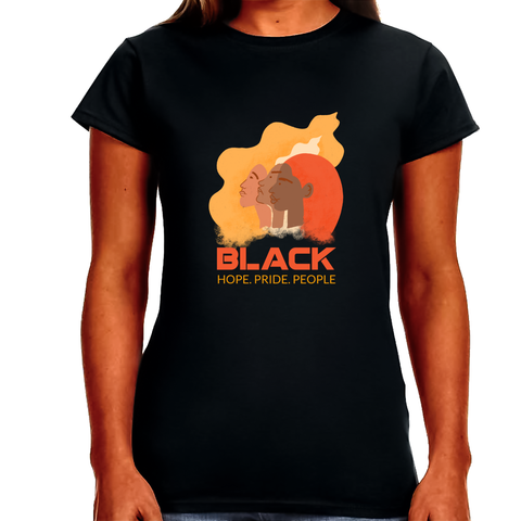 Juneteenth Black History T-shirt for Women Freedom Day Womens Black Pride Tee