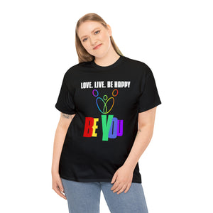 Be You LGBTQ Love Live Be Happy LGBT Flag Gay Pride Plus Size Clothing for Women