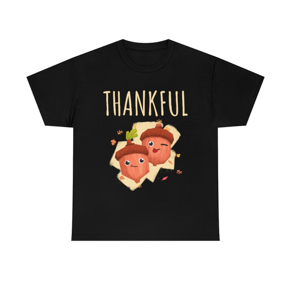 Plus Size Thanksgiving Shirts for Women 1X 2X 3X 4X 5X Thanksgiving Gift Cute Acorns Fall Thanksgiving Shirt