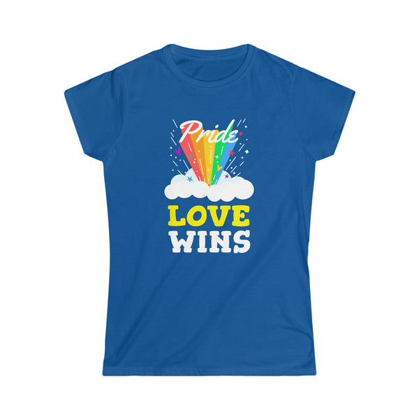 Love Wins LGBT Pride Rainbow Lesbian Gay Pride Gay Pride Shirts for Women