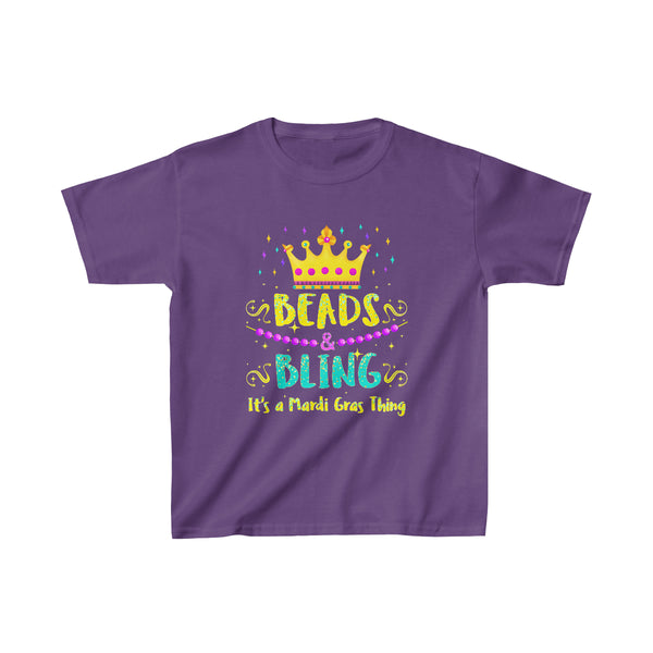 Mardi Gras Shirts for Boys Beads and Bling It's Mardi Gras Shirt New Orleans Mardi Gras Outfit for Kids
