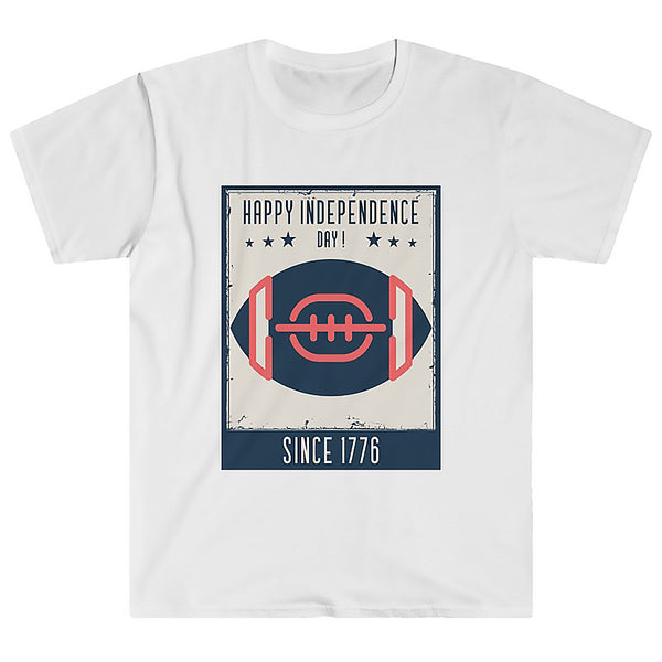 Fourth of July Shirts for Men 4th of July Shirt USA Patriotic Shirts for Men Football American Flag