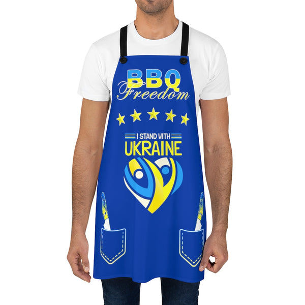 Ukrainian Chef Apron for Women & Men Grilling Gifts for Men Ukraine Flag BBQ Apron Ukrainian Apron