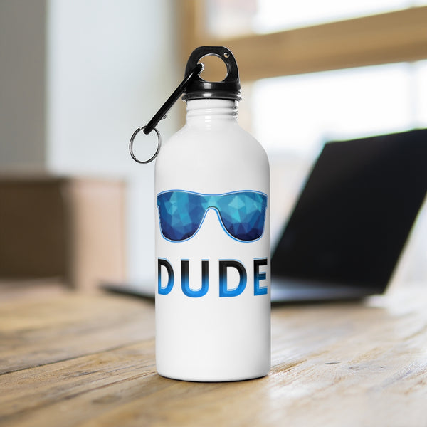 Perfect Dude Stainless Steel Water Bottles Dude Kids Water Bottle + Carabiner & Key Chain Ring - 14 oz