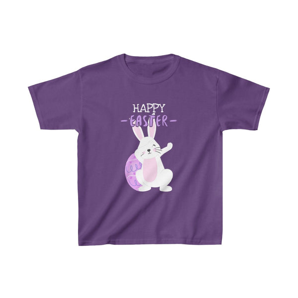 Purple Easter Boy Outfit Kids Easter Outfits Bunny Rabbit Easter Shirts for Boys