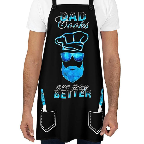 Fathers Day Apron BBQ Aprons for Men Chef Apron Funny Dad Apron Kitchen Aprons for Men Grilling Gifts for Men - Fire Fit Designs