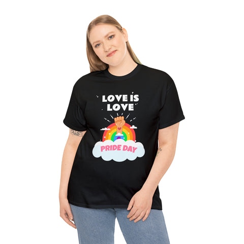 Love is Love Gay Pride Month LGBTQ Rainbow Lesbian Gay Plus Size Shirts for Women