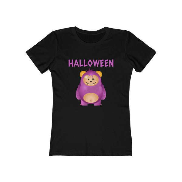 Funny Halloween Shirts for Women Gifts Purple Monster Halloween Tshirts Women Halloween Tops for Women