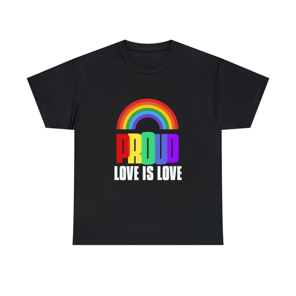 Proud LGBTQ Love is Love Lesbian Gay Bisexual Transgender Plus Size Tops for Women