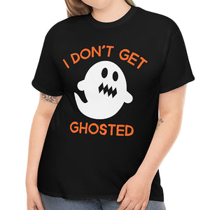 Funny Ghost Tees Halloween Tshirts Women Plus Size 1X 2X 3X 4X 5X Ghost Halloween Costumes for Plus Size Women